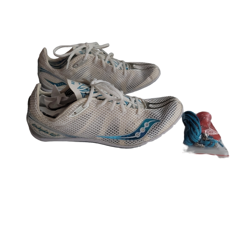 Saucony Womens Track Tennis Shoes With Cleats New